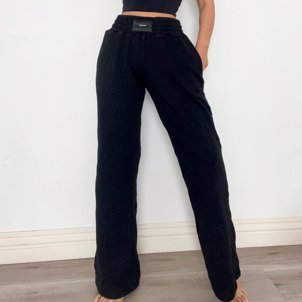 TALENTLESS Black Track Pants